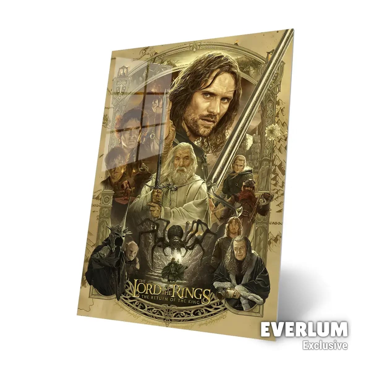 متال پوستر فیلم Lord Of The Rings کد N608 — تصویر ۴