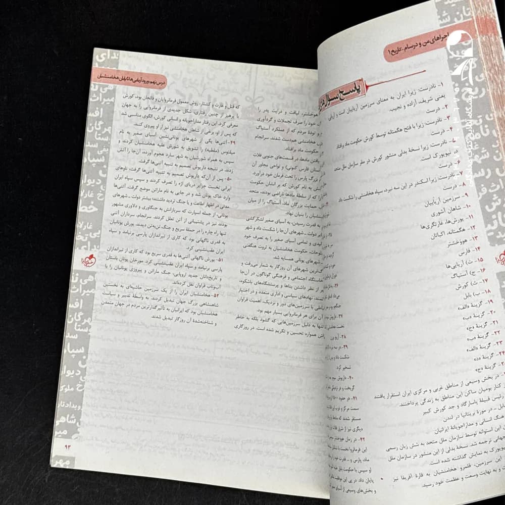 کتاب ماجراهای من و درسام تاریخ دهم نشر خیلی سبز چاپ 1401 — تصویر ۳