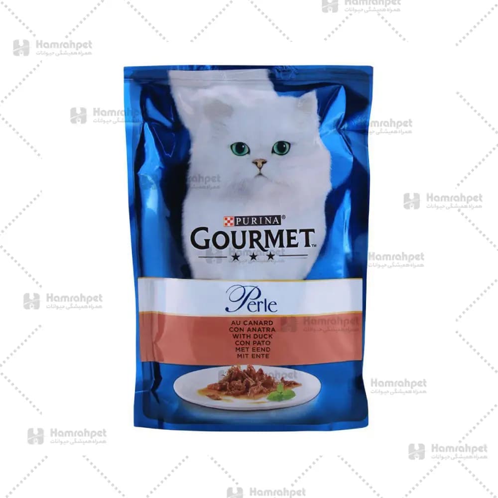 پوچ گربه گورمت با طعم اردک — تصویر ۲