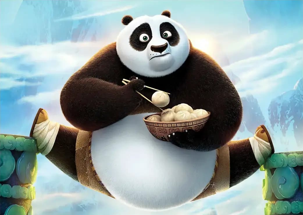 متال پوستر فیلم Kung Fu Panda کد N401