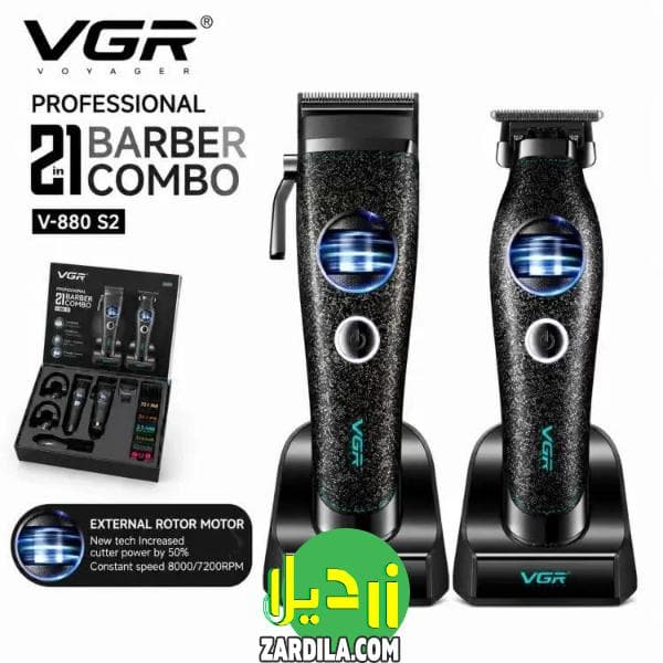 ست ماشین اصلاح سر وصورت وی جی آر مدل VGR-V880S2 (گارانتی دار)