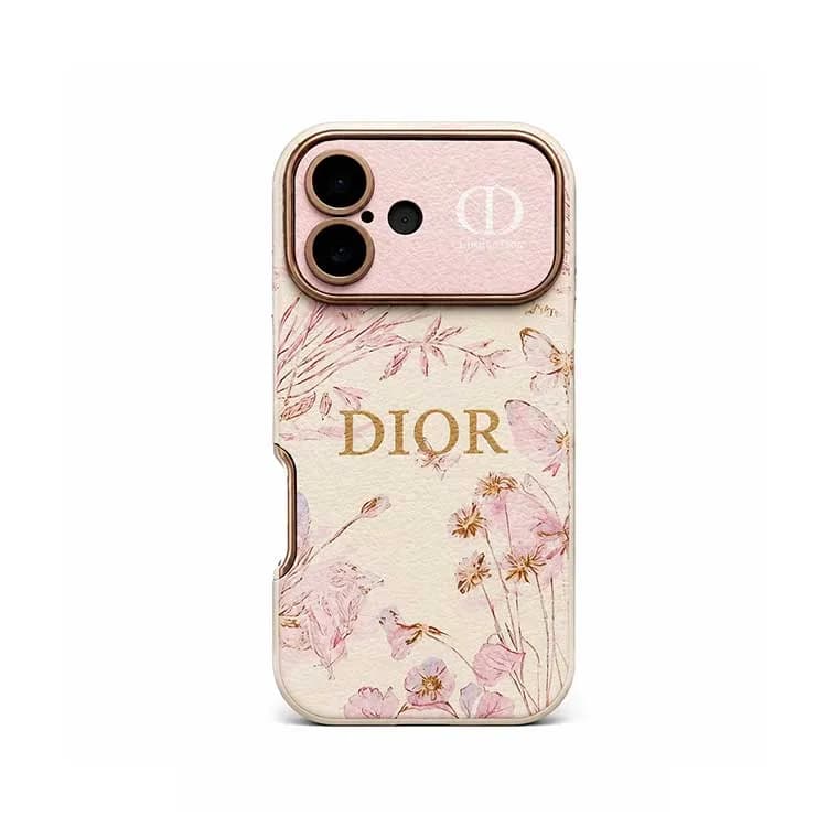 قاب DIOR PINK مدل iPhone 16 | قاب صورتی شیک