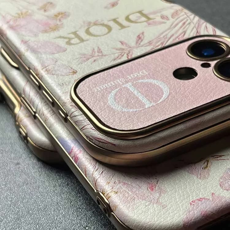 قاب DIOR PINK مدل iPhone 13 | قاب صورتی شیک — تصویر ۲