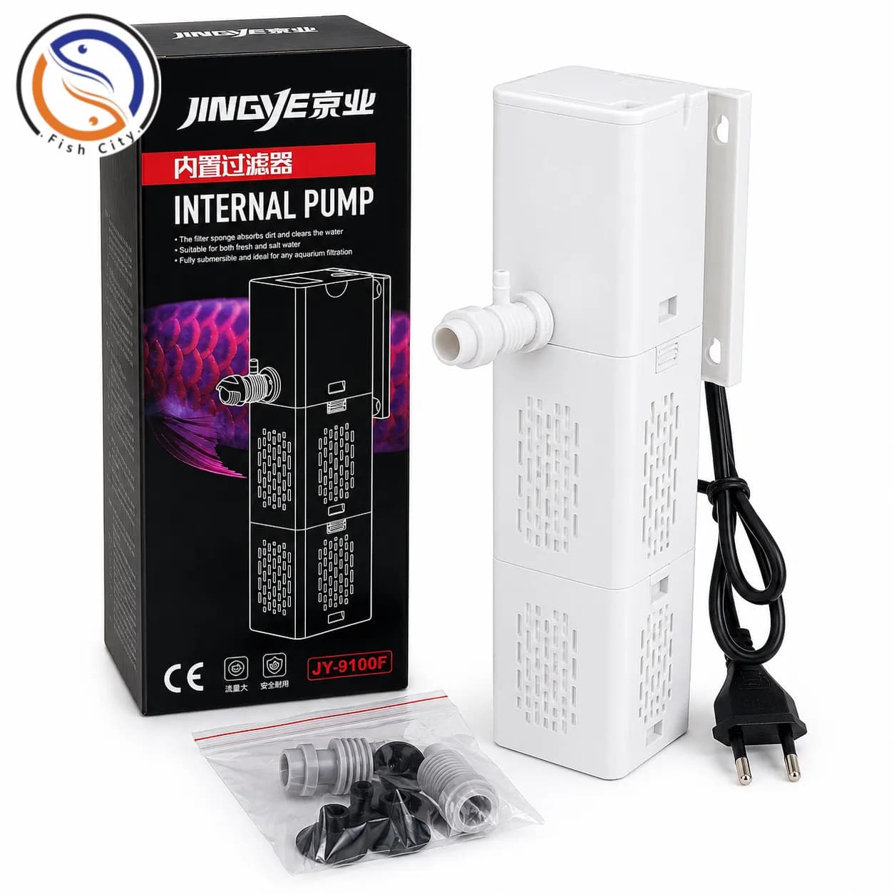 فیلتر گپ آکواریوم جینگی JY‑9100F