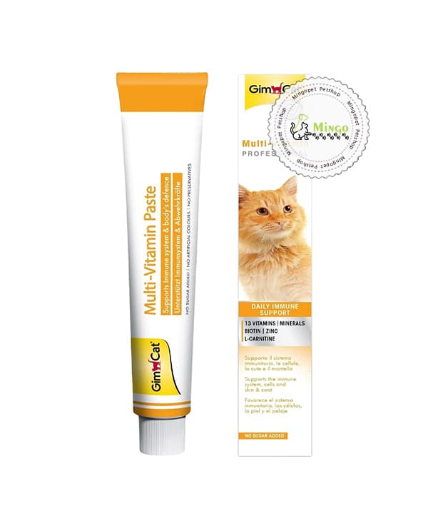 خمیر مولتی ویتامین گربه جیم کت (50 گرمی)| Gimcat multi-vitamin professional