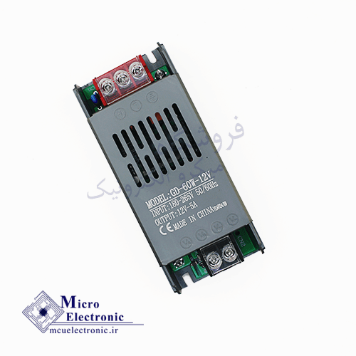 سوئیچینگ اسلیم 12v 5a 60w — تصویر ۲