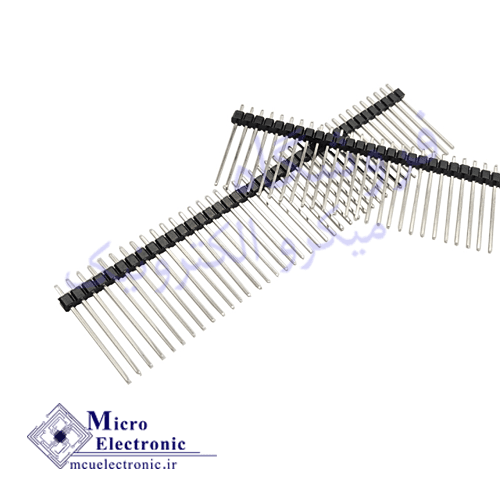 پین هدر نری صاف 1×40 25mm 2.54mm