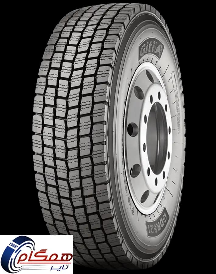 لاستیک جی تی مدل GDR621 سایز 315/80R22.5 گل عقب