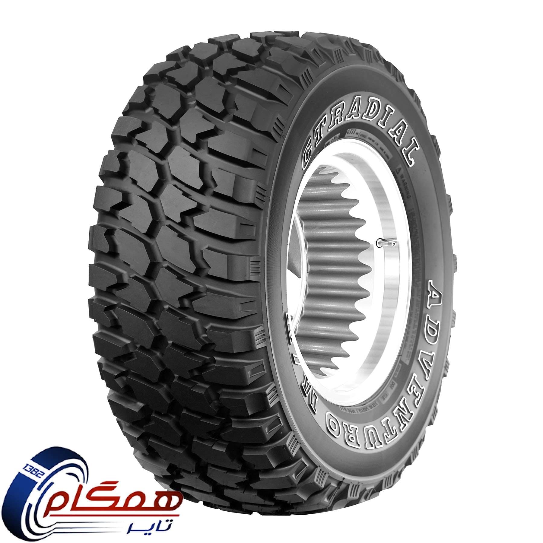 لاستیک جی تی رادیال چین مدل ADVENTURO M/T سایز 225/75R16 — تصویر ۲