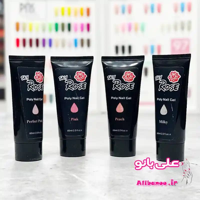 پلی ژل ناخن اسکای رز ۶۰ میل Sky Rose