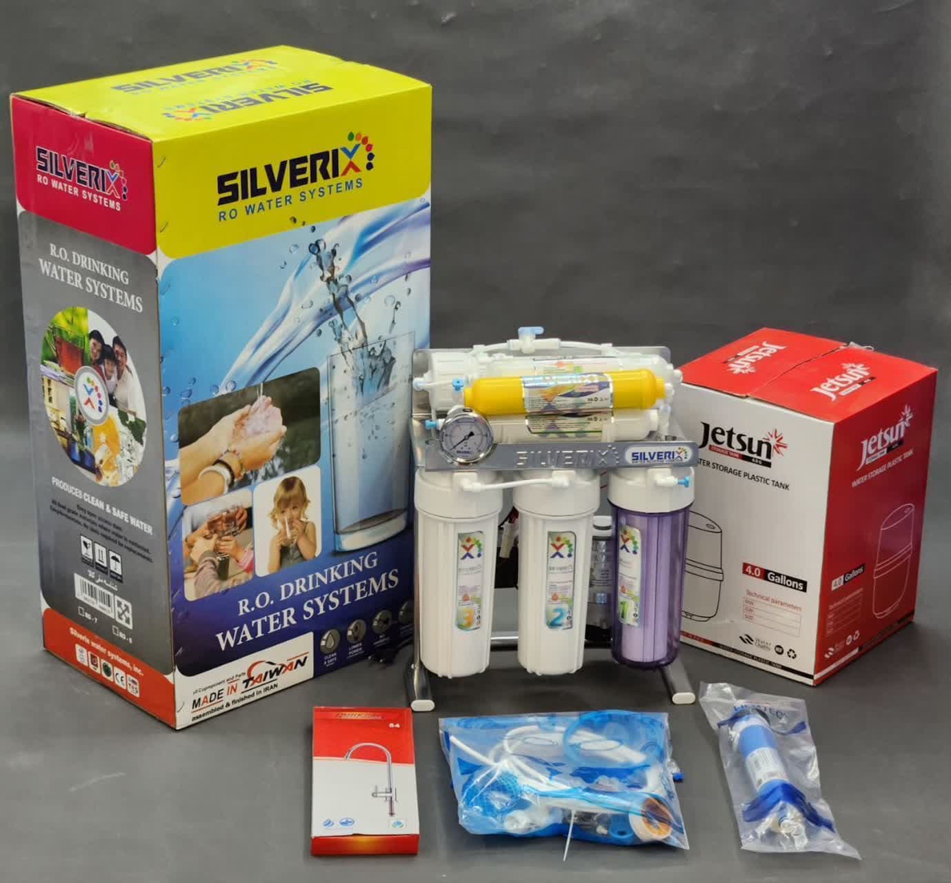 دستگاه تصفیه آب خانگی ۷مرحله سیلوِریکس SILVERIX با قطعات 💯٪ وارداتی باطراحی جدید — تصویر ۲