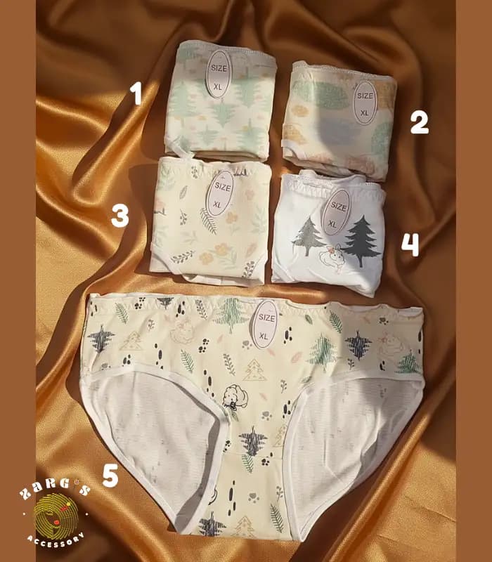 شورت زنانه نخی فانتزی طرح کریسمس