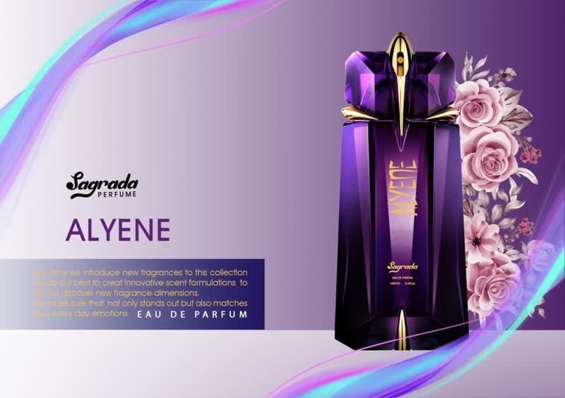ادکلن الين ALYENE زنانه ساگرادا حجم 100 میل Sagrada ALYENE women’s Eau de Parfum 100 ml