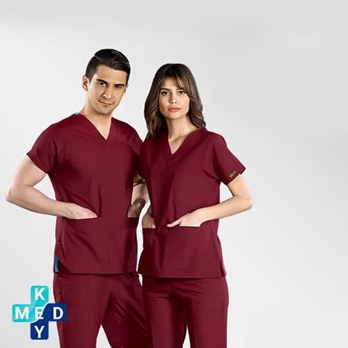 اسکراب شلوار زرشکی سیزگی Cizgi Medical