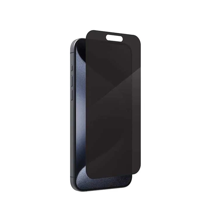 گلس لنبی پرایوسی 360 درجه iPhone 17 Pro Max | محافظ صفحه شیشه‌ای حریم خصوصی آنتی استاتیک — تصویر ۳