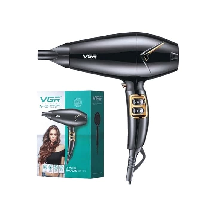 سشوار حرفه ای وی جی ار مدل V-423 اصل — تصویر ۷