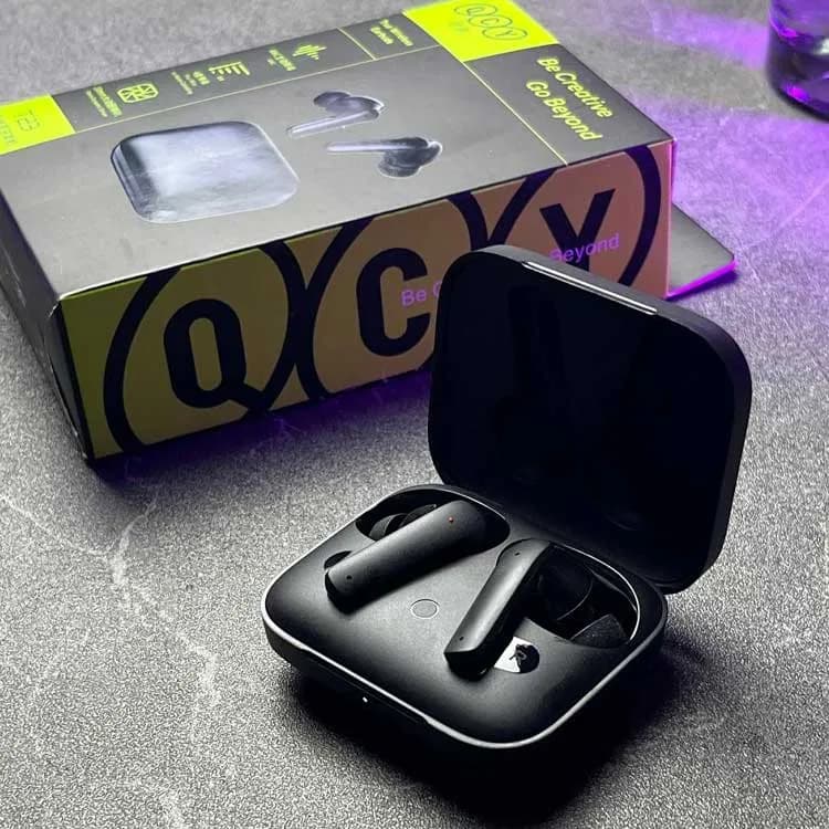 ایرپاد QCY T23 | هندزفری بلوتوثی بیسیم با حذف نویز ANC و کیفیت صدای قدرتمند — تصویر ۲