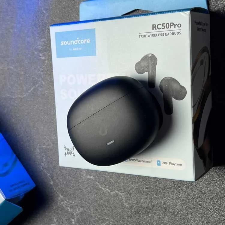 ایرپاد Anker Soundcore RC50 Pro | هندزفری بلوتوثی بی‌سیم با کیفیت صدای قدرتمند — تصویر ۳