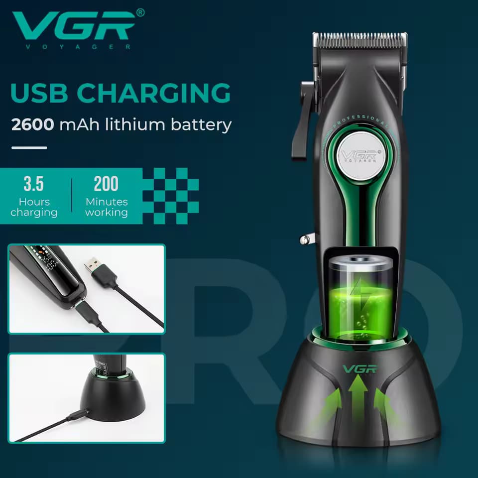ماشین اصلاح حرفه ای ویجی آر مدل V_010 (گارانتی دار) — تصویر ۶