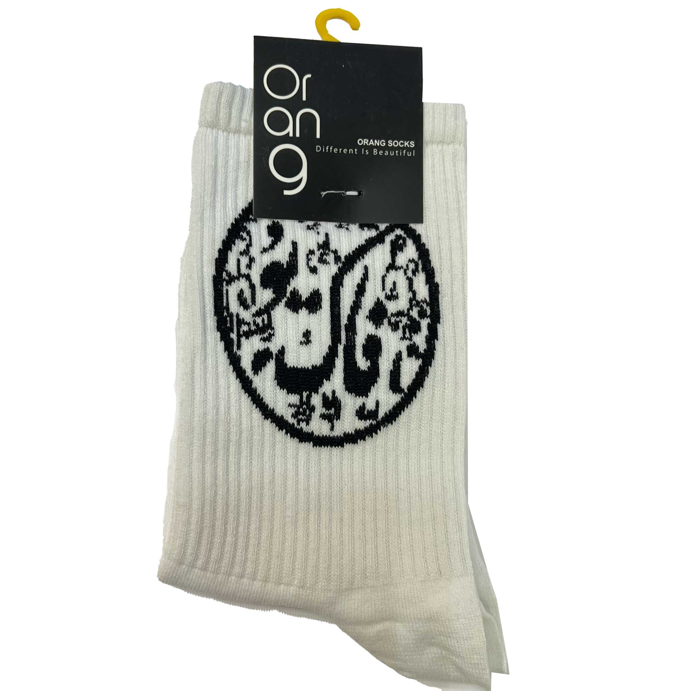 جوراب ساق دار نوشته دار