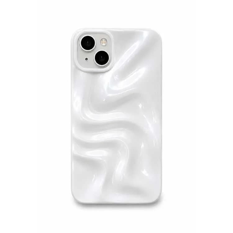 قاب دفورمه موج صدفی مدل iPhone 13 | قاب فانتزی شیک