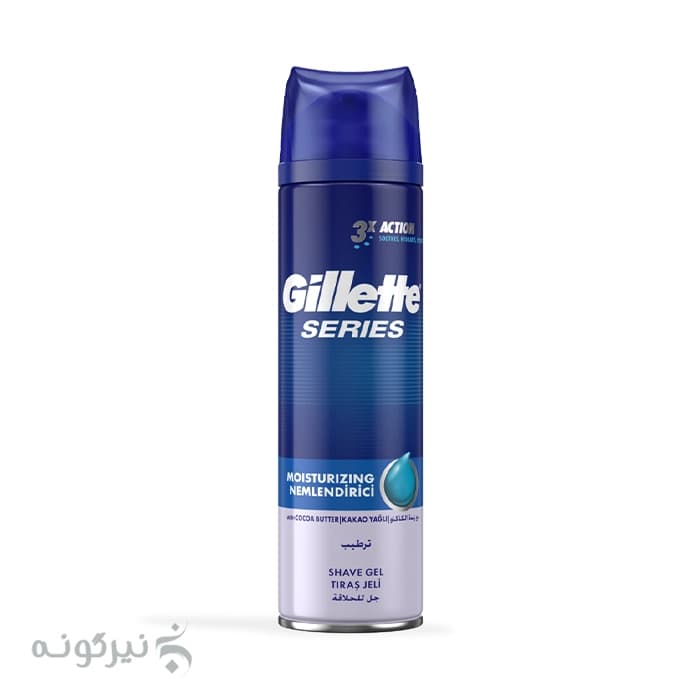 ژل اصلاح مردانه ژیلت مدل Moisturizing
