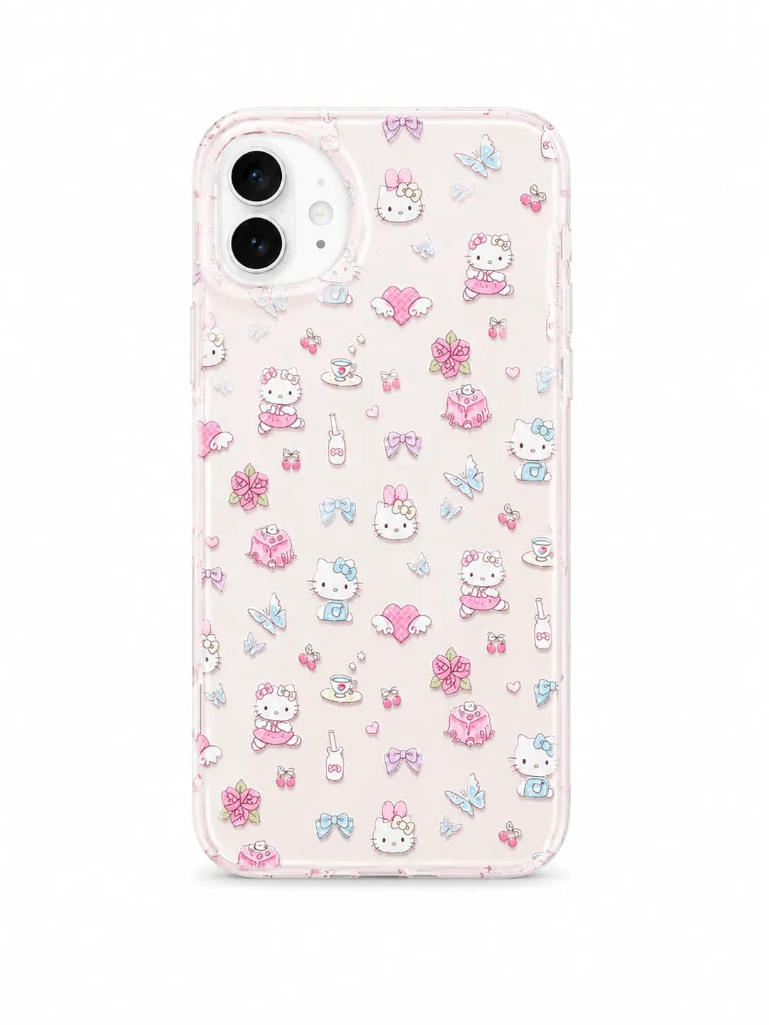 قاب آبنباتی KITTY آیفون iPhone 12 | قاب ژله‌ای فانتزی طرح کیتی با طراحی جذاب