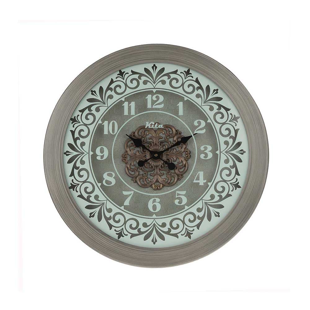 ساعت دیواری چوبی کیتا، مدل، ویترای، کد CKV 663 U – (قطر 60 cm) — تصویر ۲