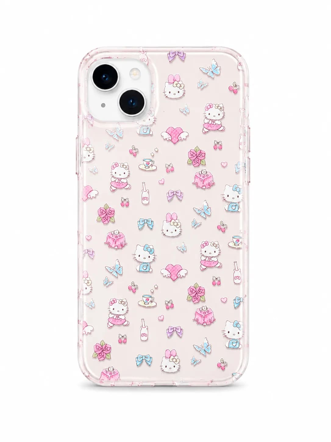 قاب آبنباتی KITTY آیفون iPhone 13 | قاب ژله‌ای فانتزی طرح کیتی با طراحی جذاب