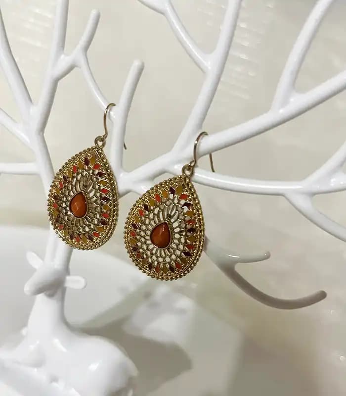 گوشواره بوهمی اشکی