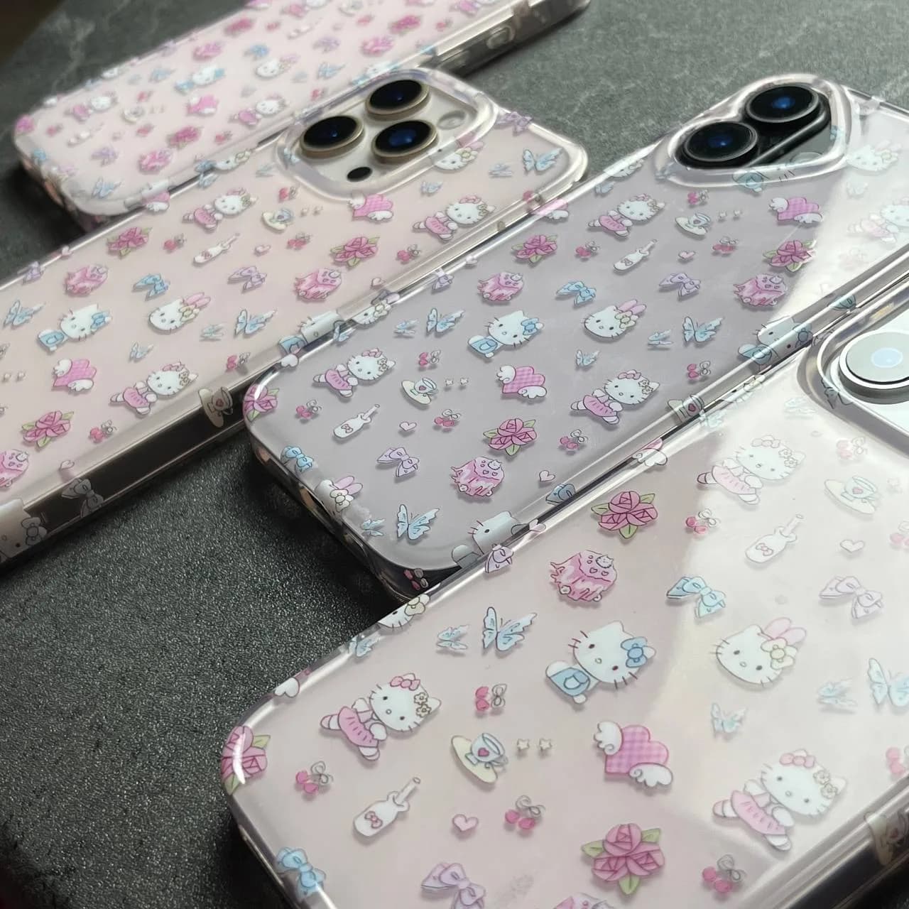 قاب آبنباتی KITTY آیفون iPhone 17 | قاب ژله‌ای فانتزی طرح کیتی با طراحی جذاب — تصویر ۳