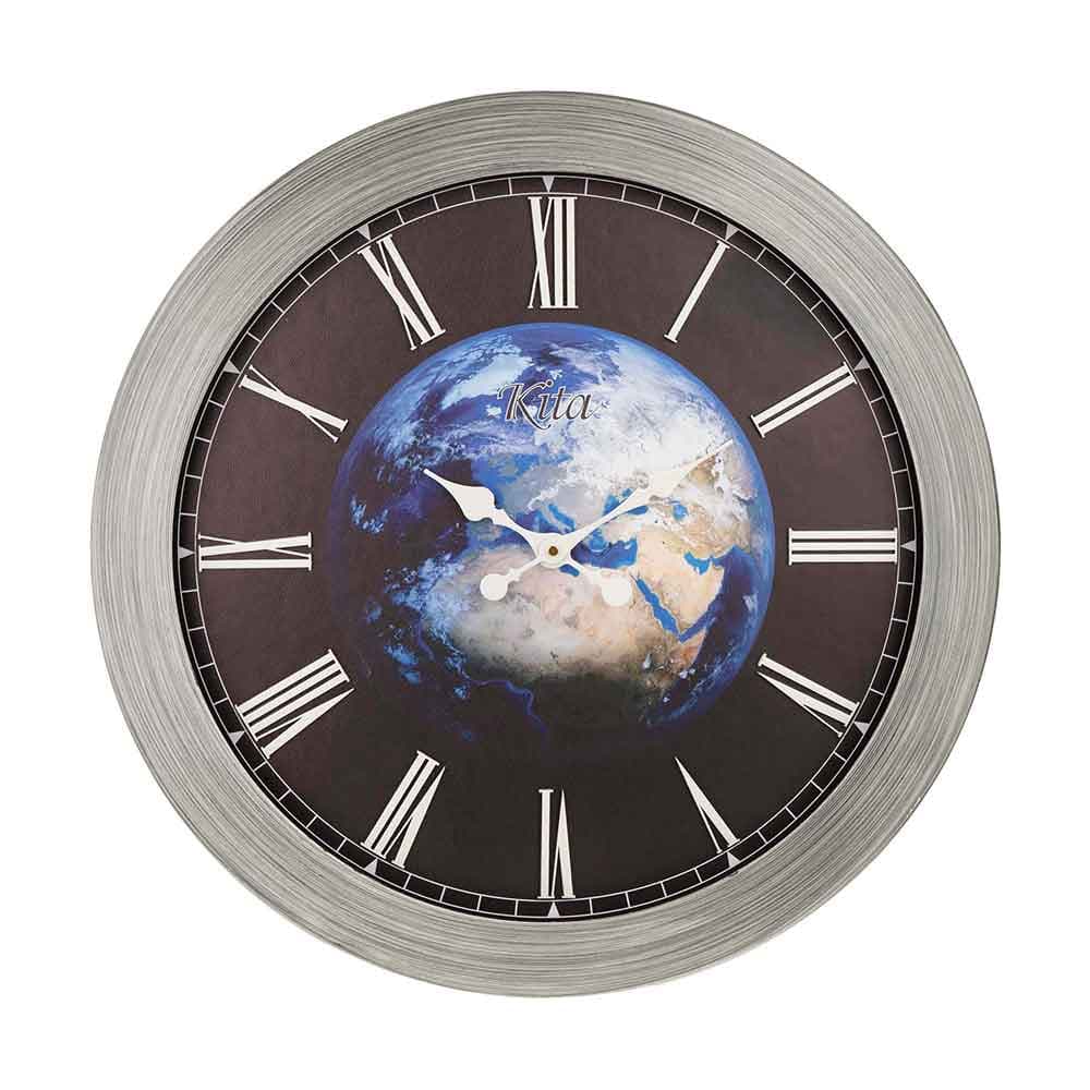 ساعت دیواری چوبی کیتا، مدل آنتیک، کد CKA 714 – (قطر 60 cm)