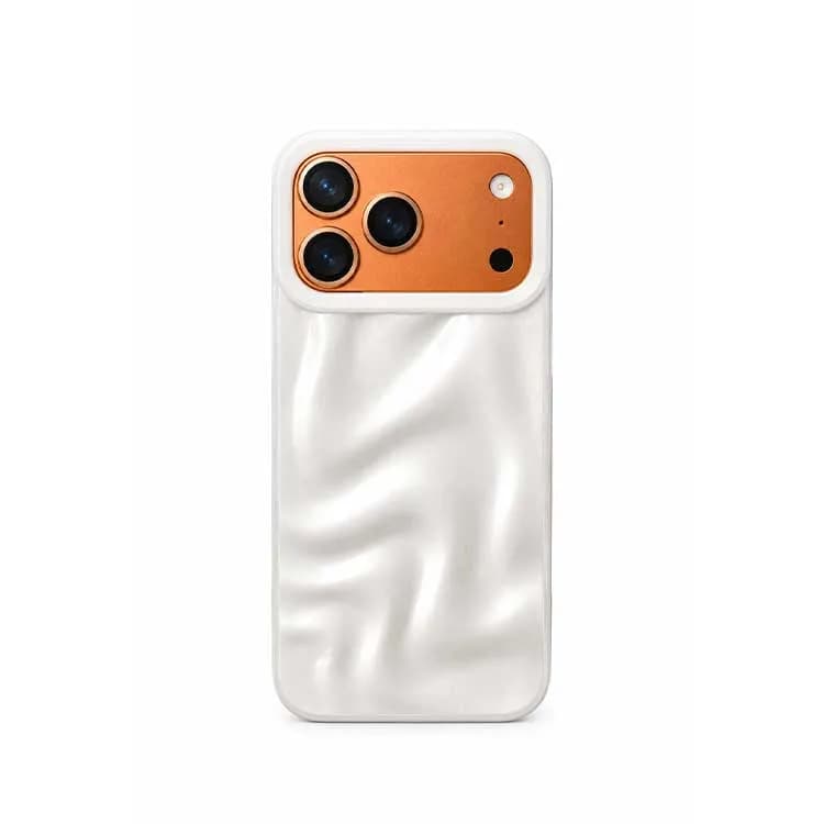 قاب دفورمه موج صدفی مدل iPhone 17 Pro | قاب فانتزی شیک