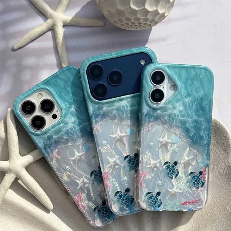 قاب هولوگرامی دریا مدل iPhone 14 Pro Max | قاب فانتزی شیک — تصویر ۲