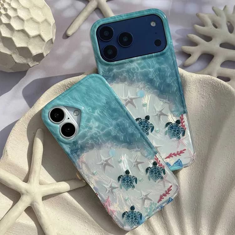 قاب هولوگرامی دریا مدل iPhone 14 Pro Max | قاب فانتزی شیک — تصویر ۴