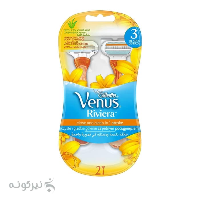 تیغ اصلاح ونوس مدل Riviera ژیلت