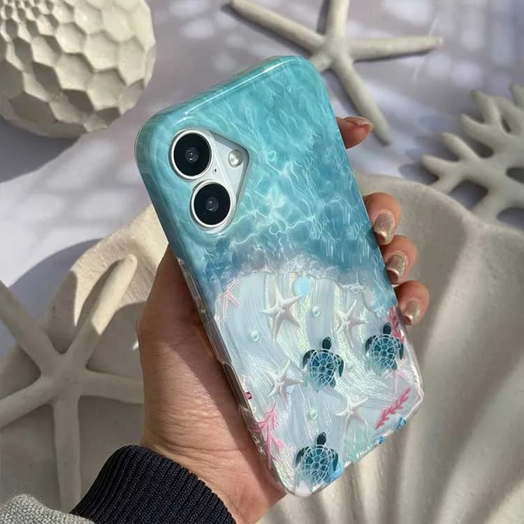 قاب هولوگرامی دریا مدل iPhone 15 Pro Max | قاب فانتزی شیک — تصویر ۵