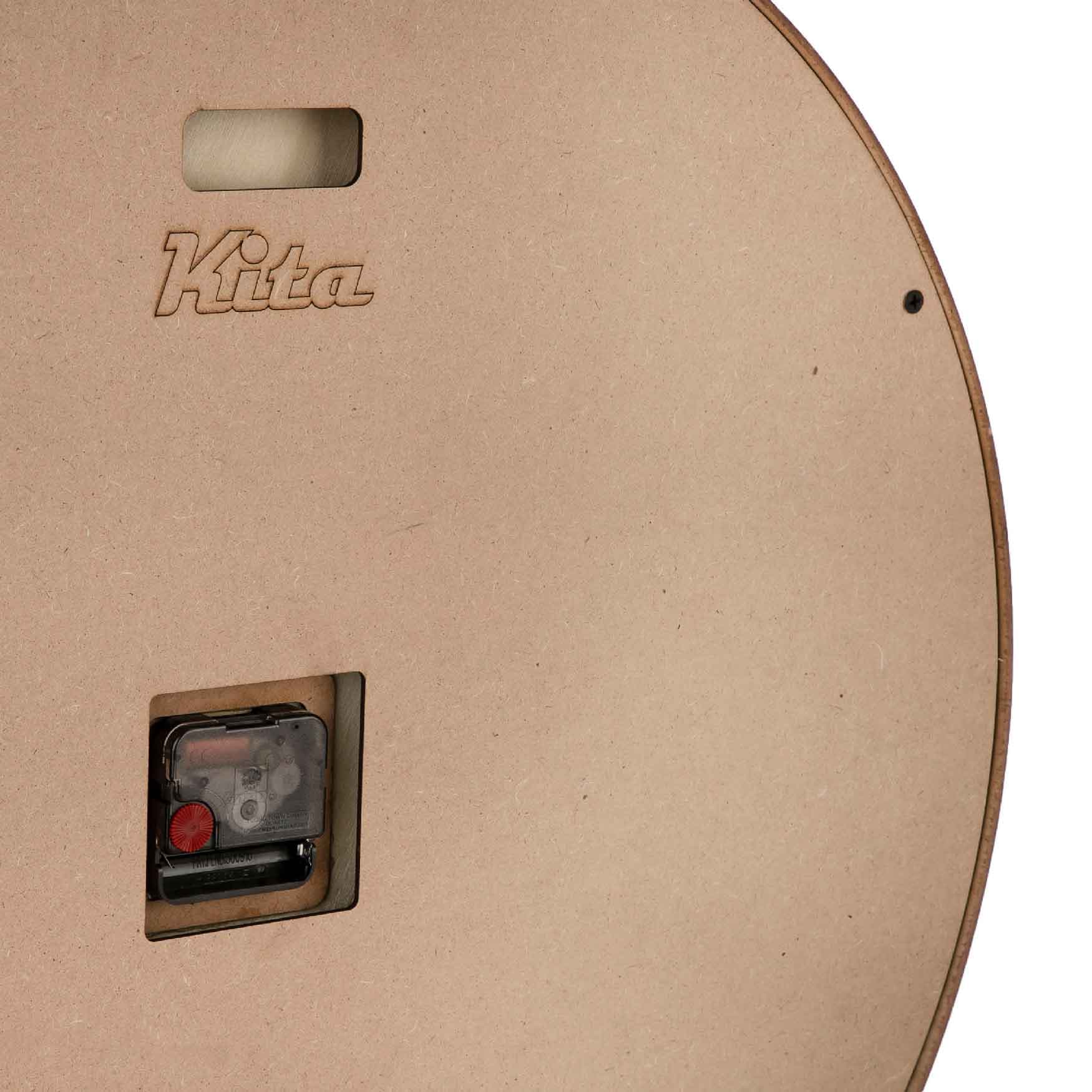 ساعت دیواری چوبی کیتا، مدل رویال، کد CKS 644-W – (60 ،40 و 80 cm) — تصویر ۸