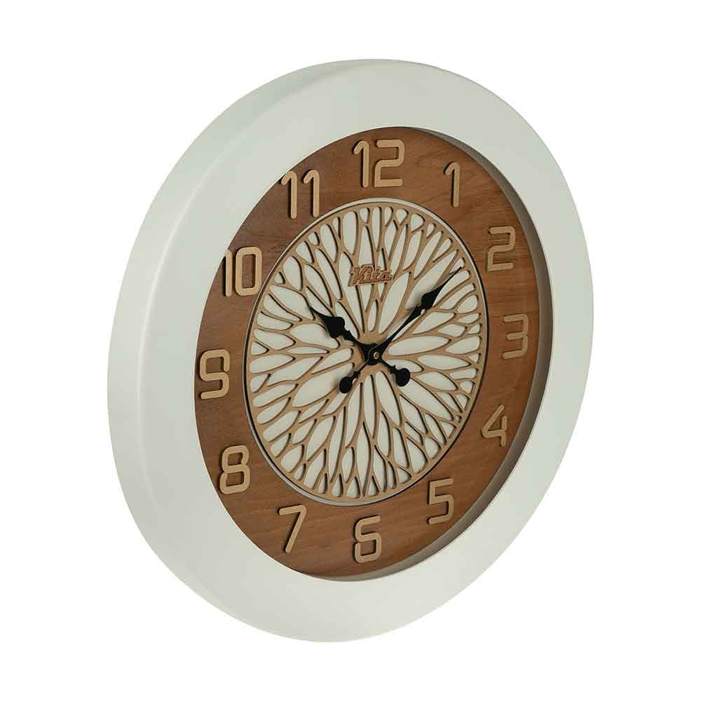 ساعت دیواری چوبی کیتا، مدل رویال، کد CKS 644-W – (60 ،40 و 80 cm) — تصویر ۳