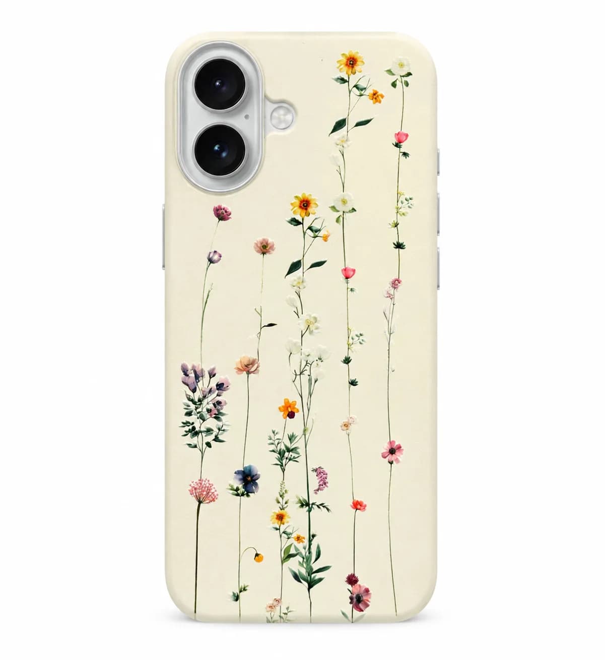 قاب طرح گل خیزران چرمی آیفون iPhone 17 | قاب چرمی فانتزی با طراحی گل خاص