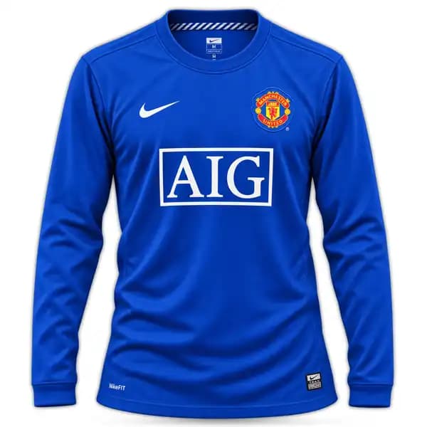 لباس دوم کلاسیک منچستر یونایتد 2008-2009 (آبی)