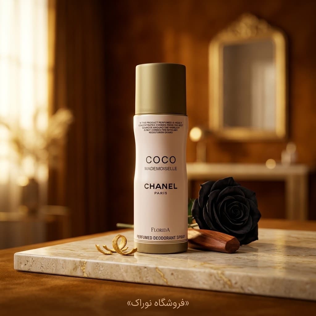 اسپری بدن اورجینال فلوریدا کوکو مادمازل ۲۰۰ میل | اسپری خوشبوکننده بدن زنانه Coco Mademoiselle