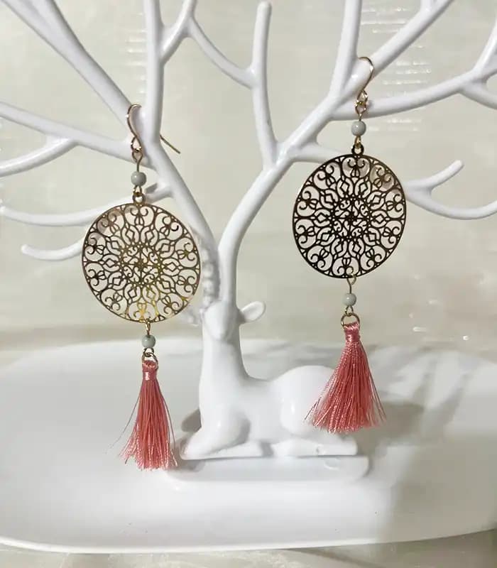 گوشواره بدل اسلیمی دخترانه
