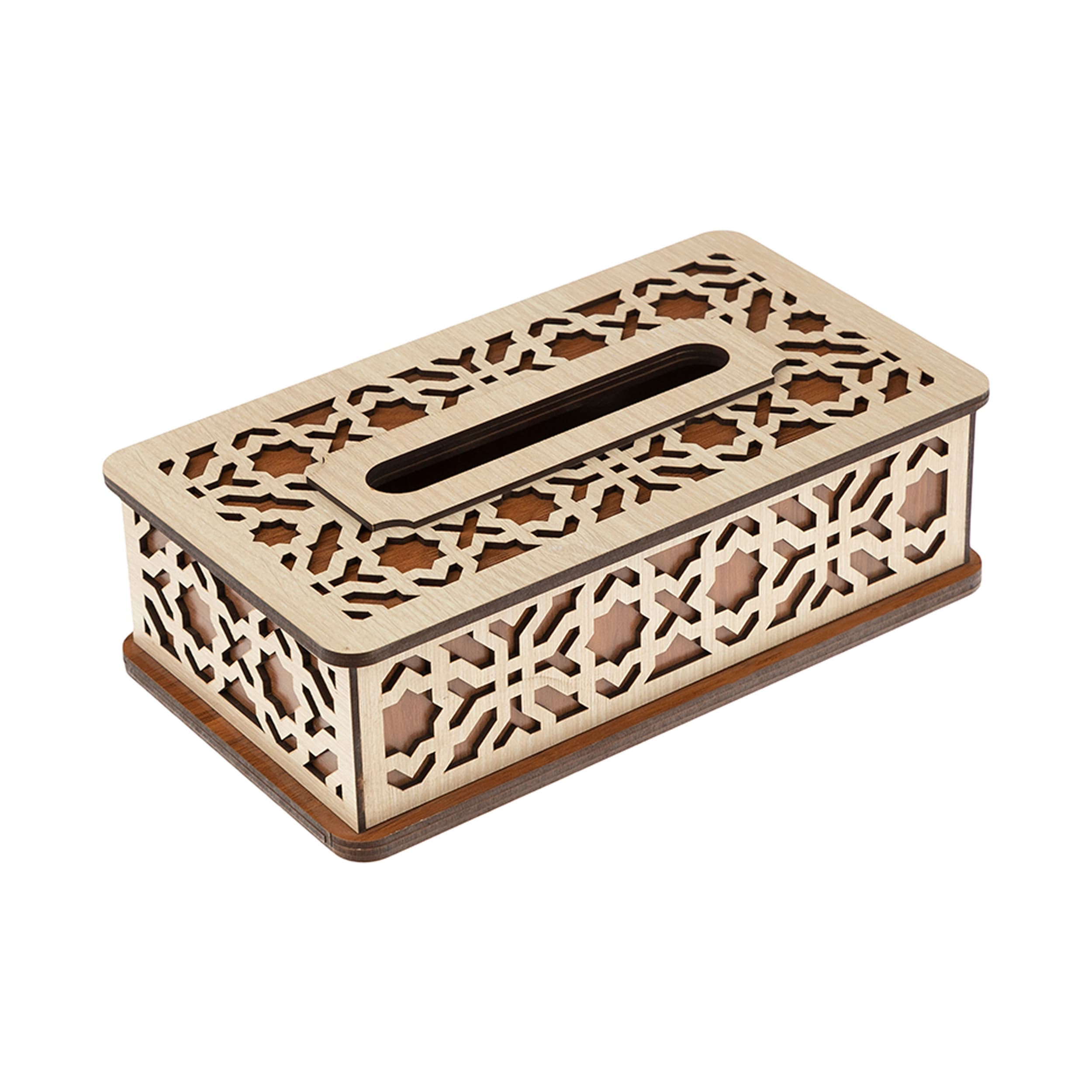 جعبه دستمال کاغذی نگین کد BF 012-KG