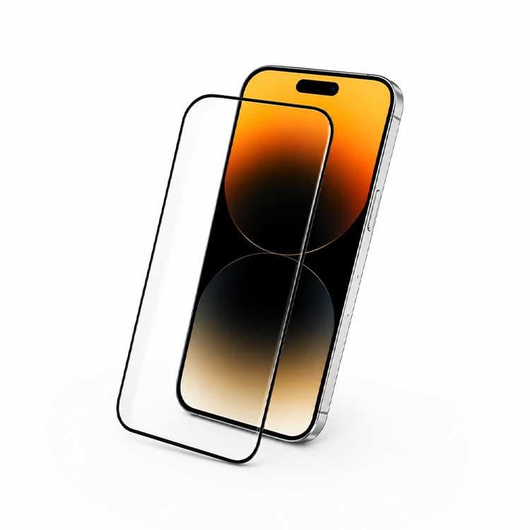 گلس صفحه KUZOOM مدل iPhone 14e / iPhone 13 / iPhone 13 Pro / iPhone 16 | محافظ صفحه نمایش شفاف — تصویر ۲