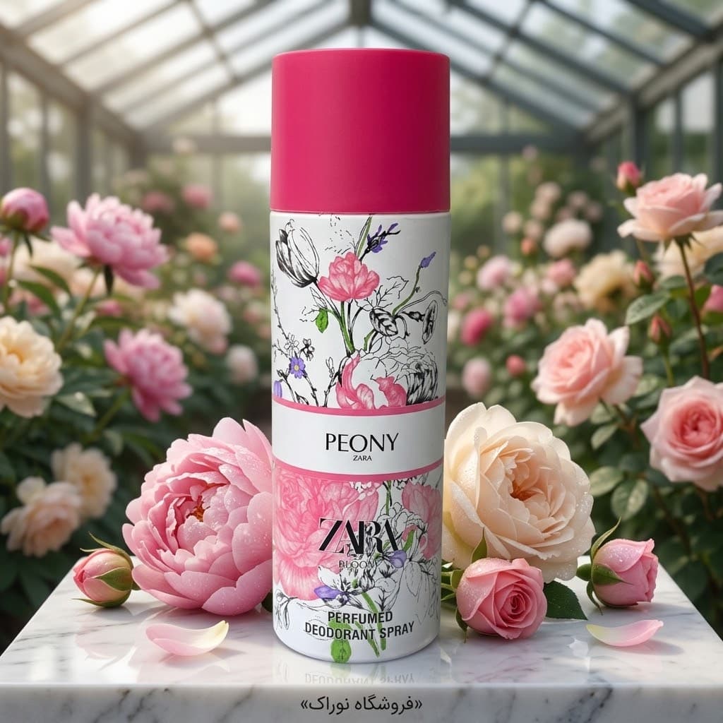 اسپری زارا پئونی ۲۰۰ میل | اسپری بدن زنانه Peony