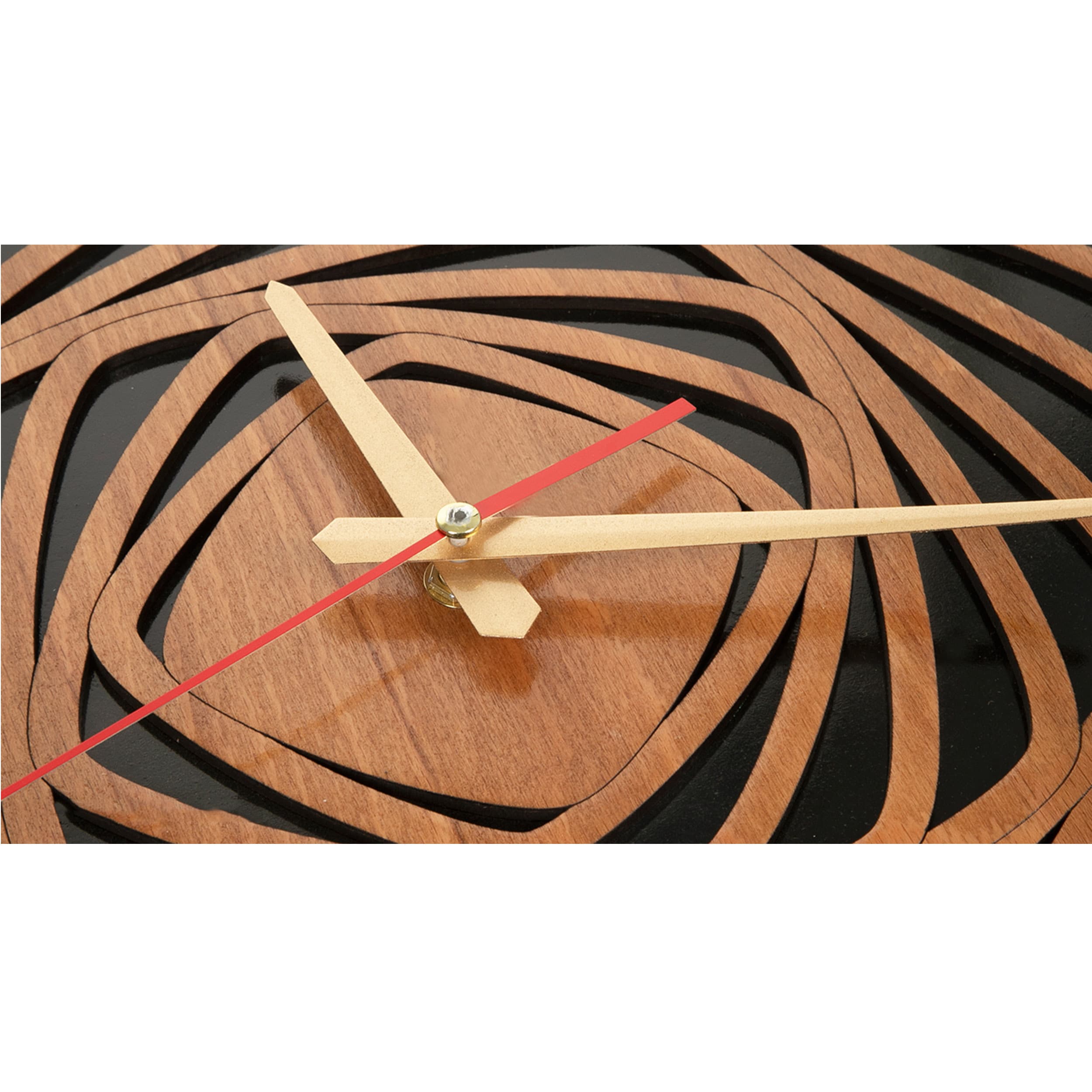 ساعت دیواری چوبی مدل کلاسیک کد CK 607-CM – بسته 5 عددی — تصویر ۴