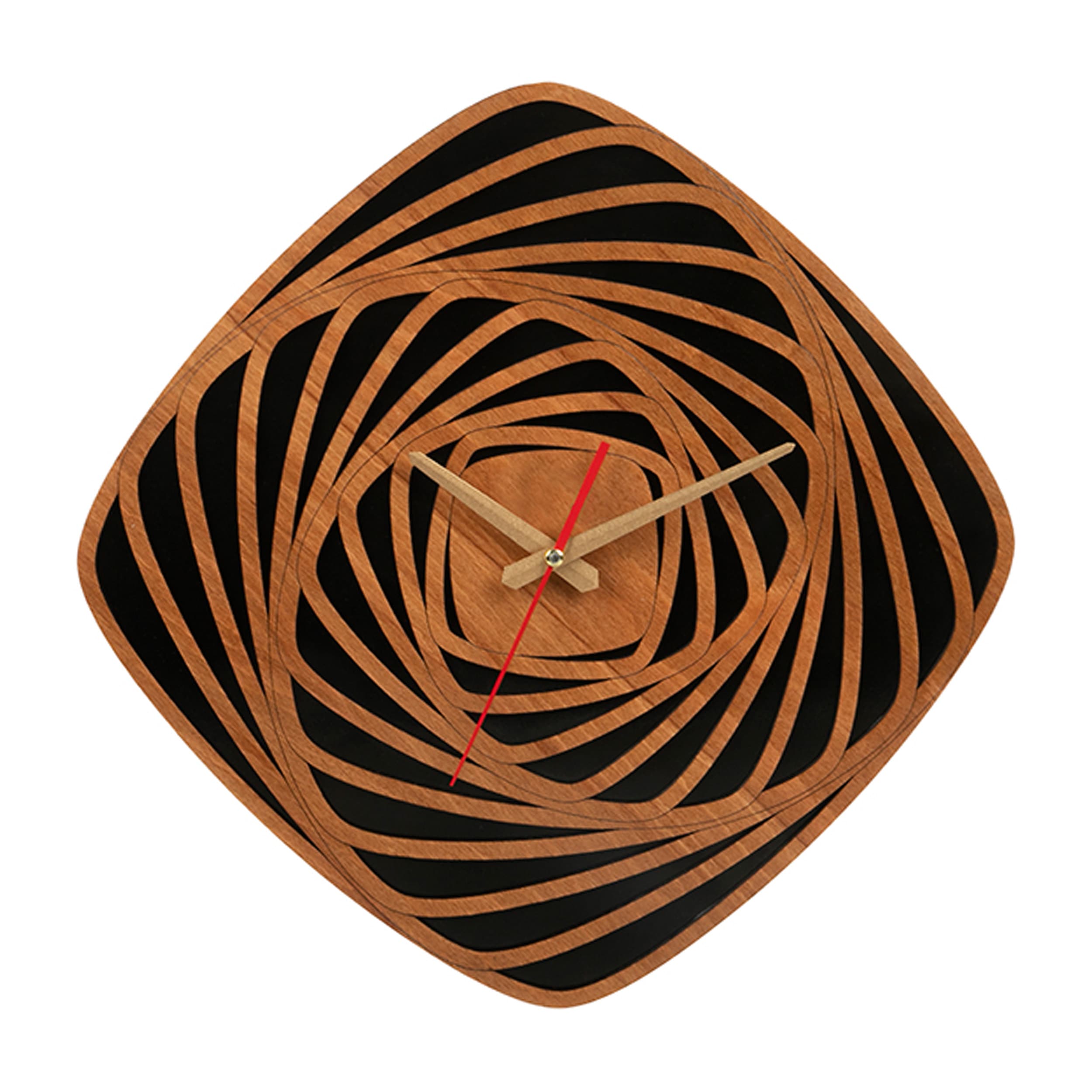 ساعت دیواری چوبی مدل کلاسیک کد CK 607-CM – بسته 5 عددی