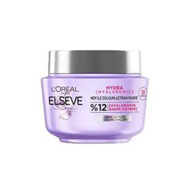 ماسک مو مرطوب کنندهL’oreal (لورآل) مدل Hydra حاوی هیالورونیک اسید 300 میل