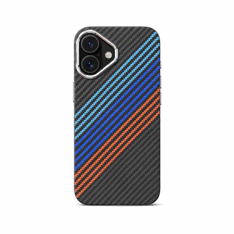 قاب کربنی BMW Style آیفون 16 | قاب Carbon Fiber iPhone 16